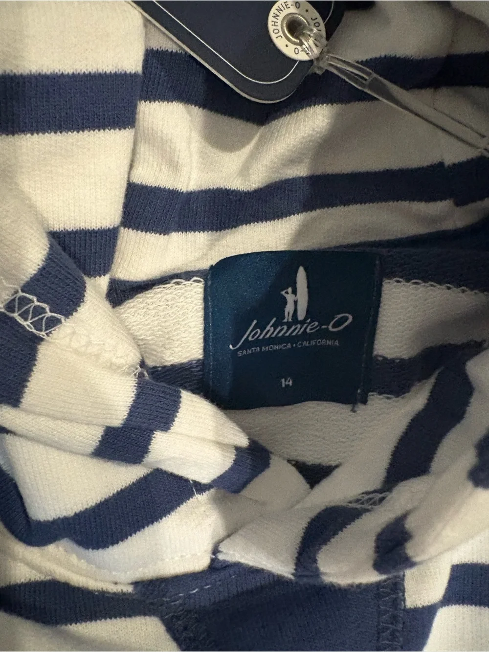 Johnnie-O Gilley Hoodie - Size 14 NEW!